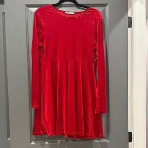 Red Velvet Dress